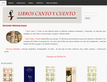 Tablet Screenshot of libroscantoycuento.com